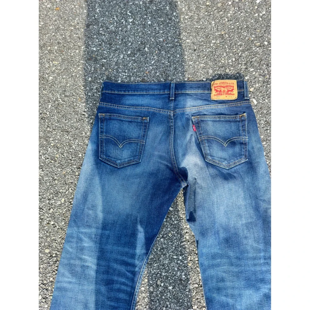 Levis 569 Loose Straight Leg Jeans Mens 34x30 Medium Wash Blue Denim Pants